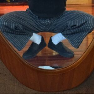 Opening Ceremony black slip ons